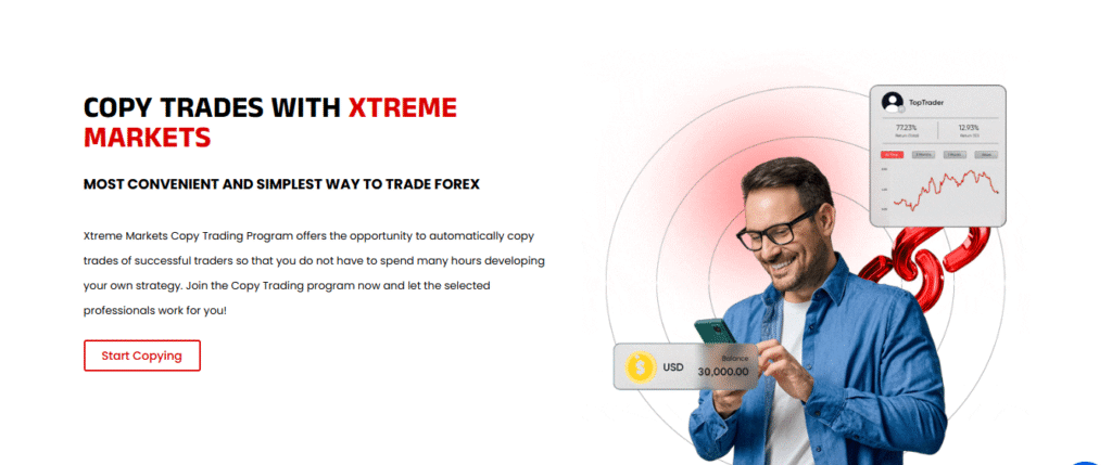 copy trade with xtreme Markets