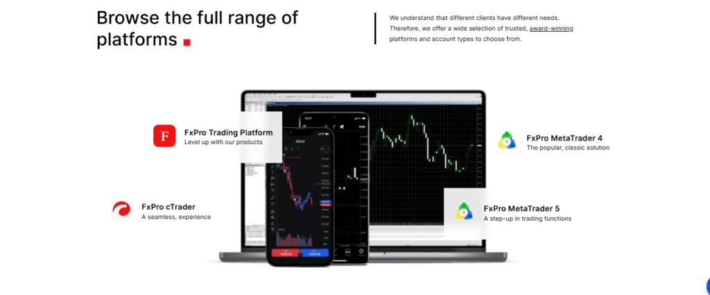 Browse the full range of platforms